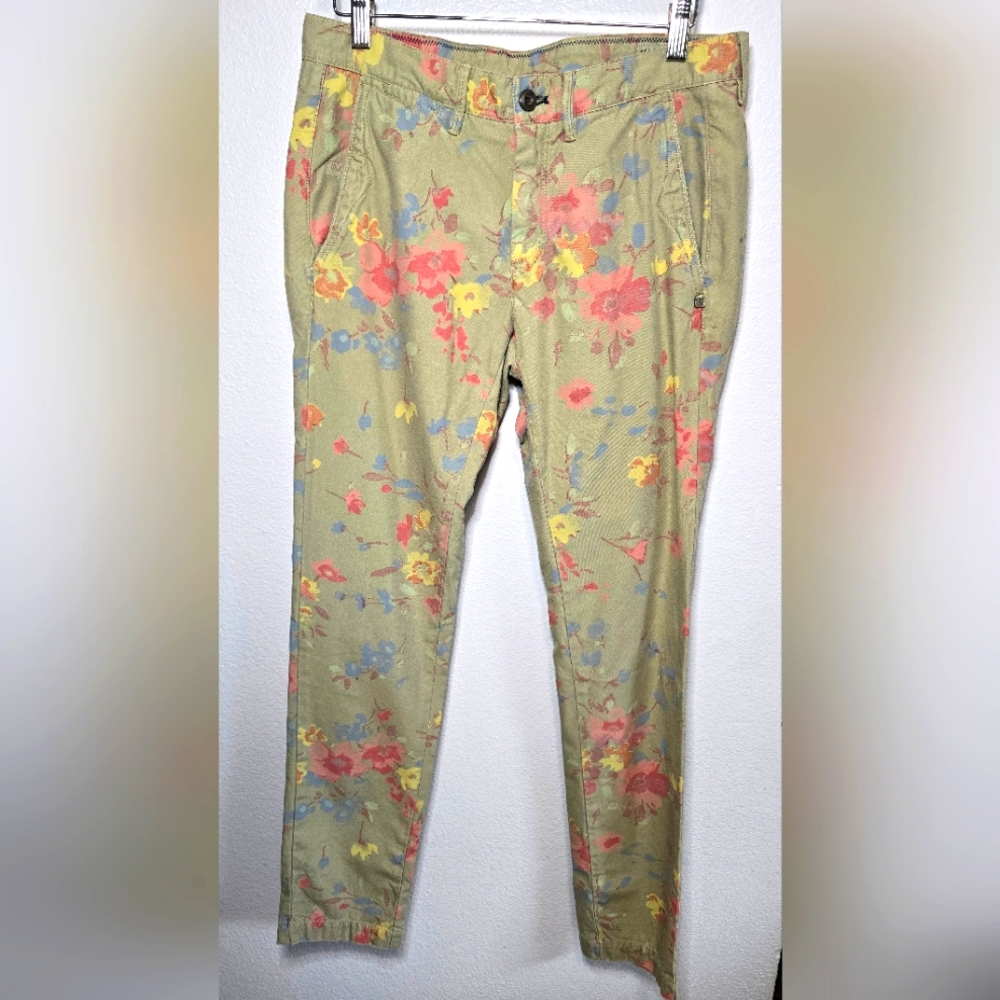 Mason's "The End Of The War" Women's Limited Edition Floral Cotton Chino Pants